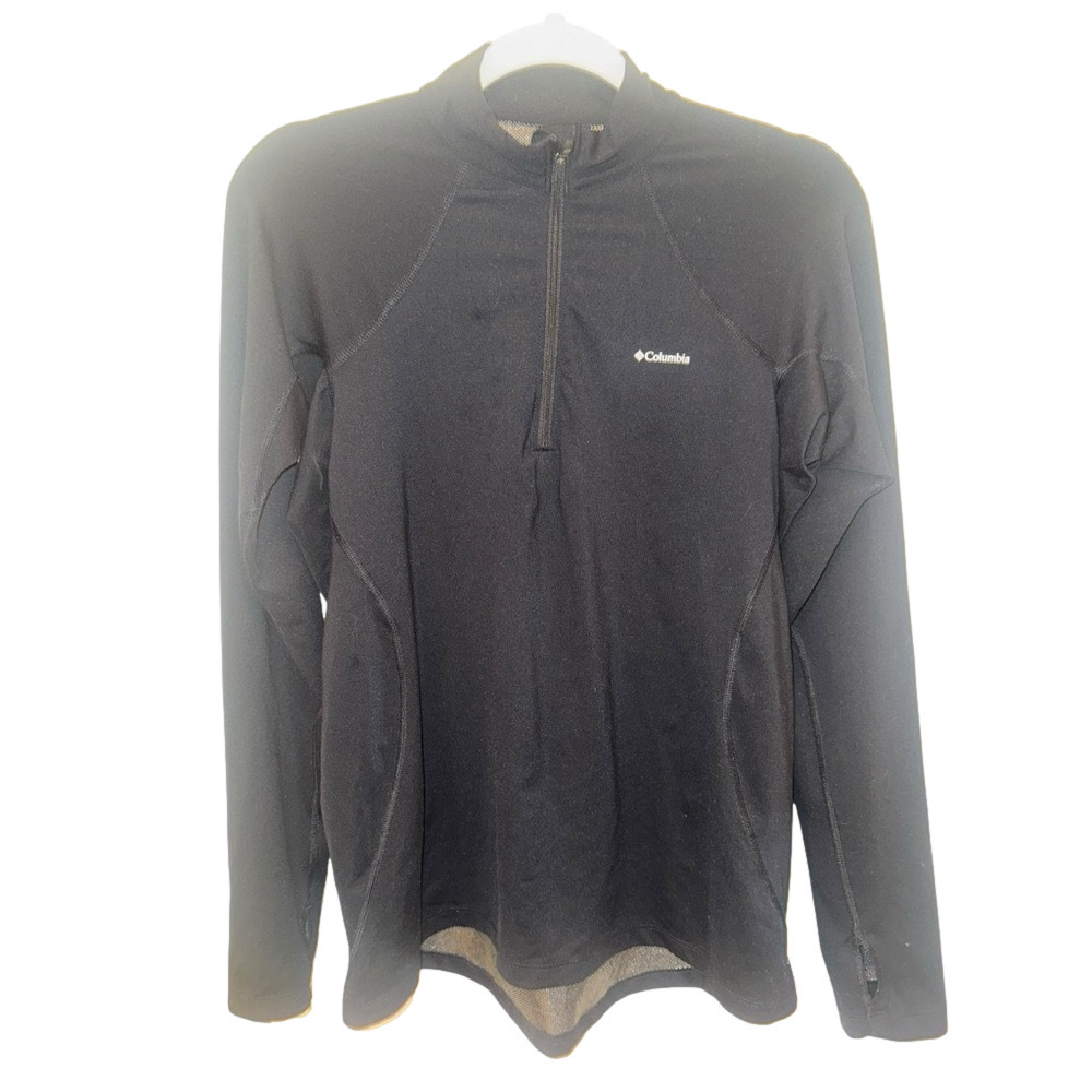 Columbia Black Half-Zip Pullover